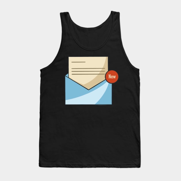 Email Notification New Emails Tank Top by fromherotozero